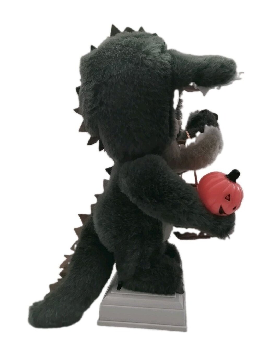 Vintage Motionettes Halloween Kids Trick or treaters Dinosaur Light Up 90s 13" - Picture 10 of 11